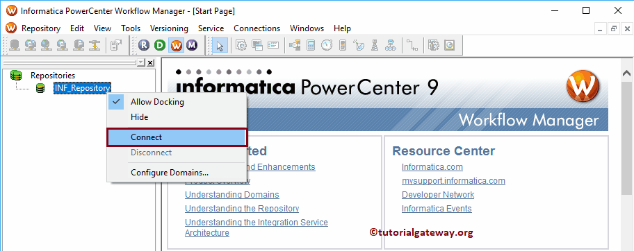 Informatica Workflow Manager 1